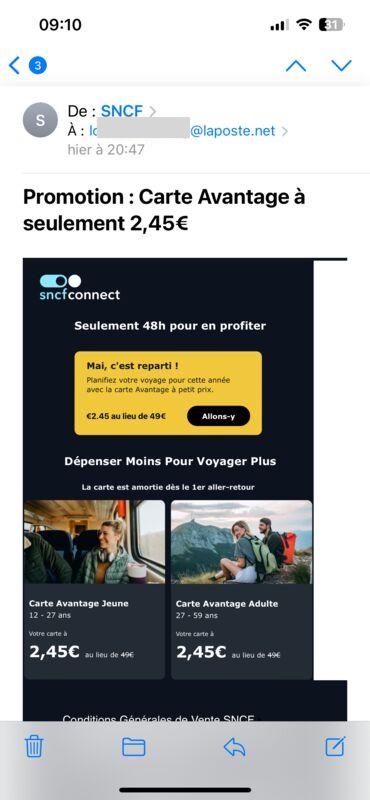 Figure 6. Examples of fraudulent emails sent to various .fr email addresses. Figure 6. Examples of fraudulent emails sent to various .fr email addresses.