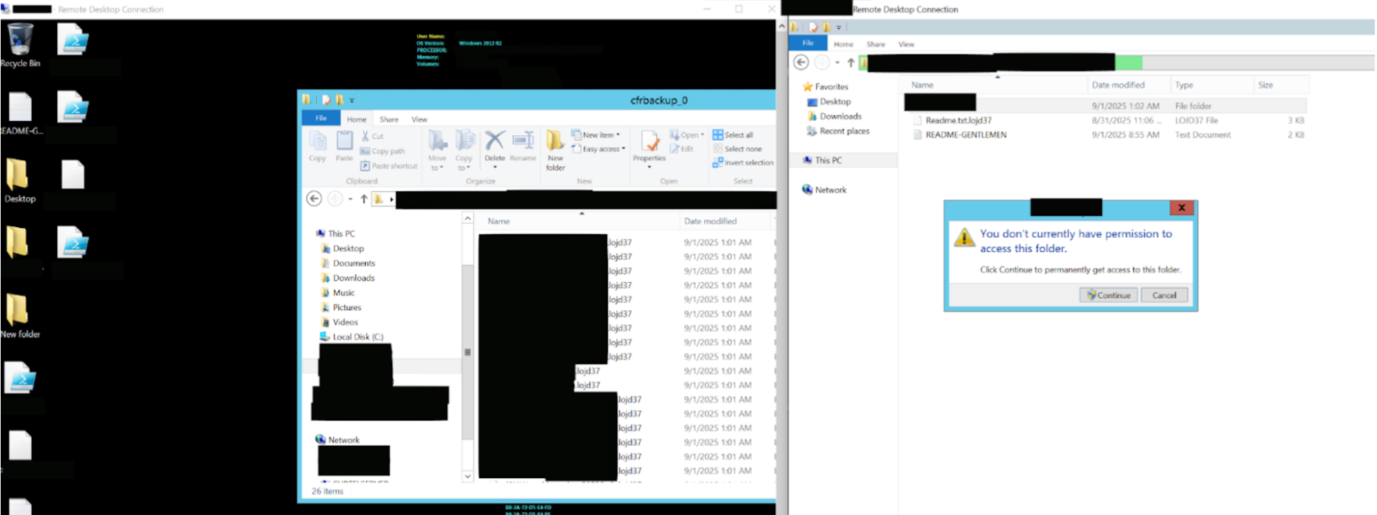 Figure 8. The Gentlemen ransomware uses this technique automatically.