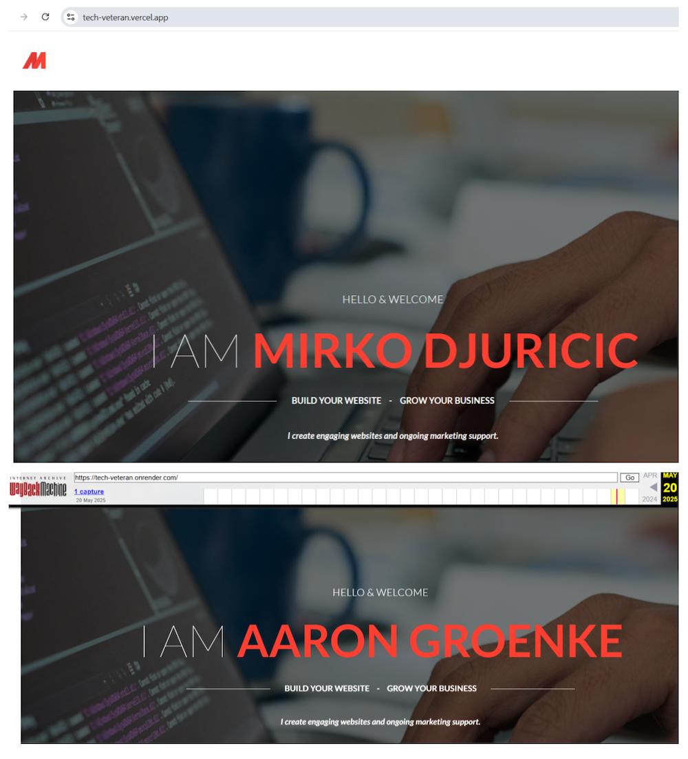 Figure 8. Information about tech-veteran identity. Figure 8. Information about tech-veteran identity.