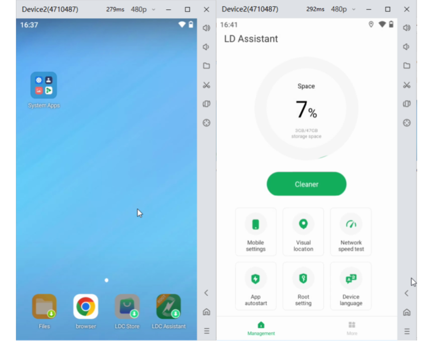 Figure 9: Installed applications list and presence of anonymizers often point to cloud phone setups.