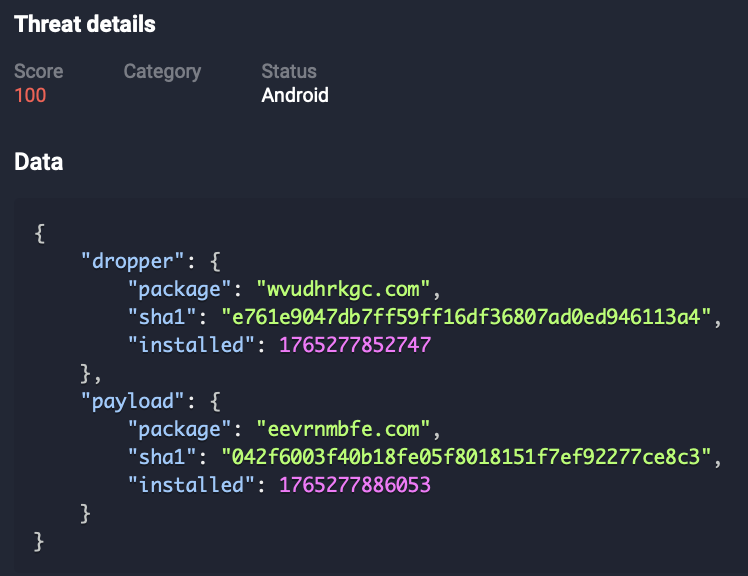 For SMS stealer samples _2