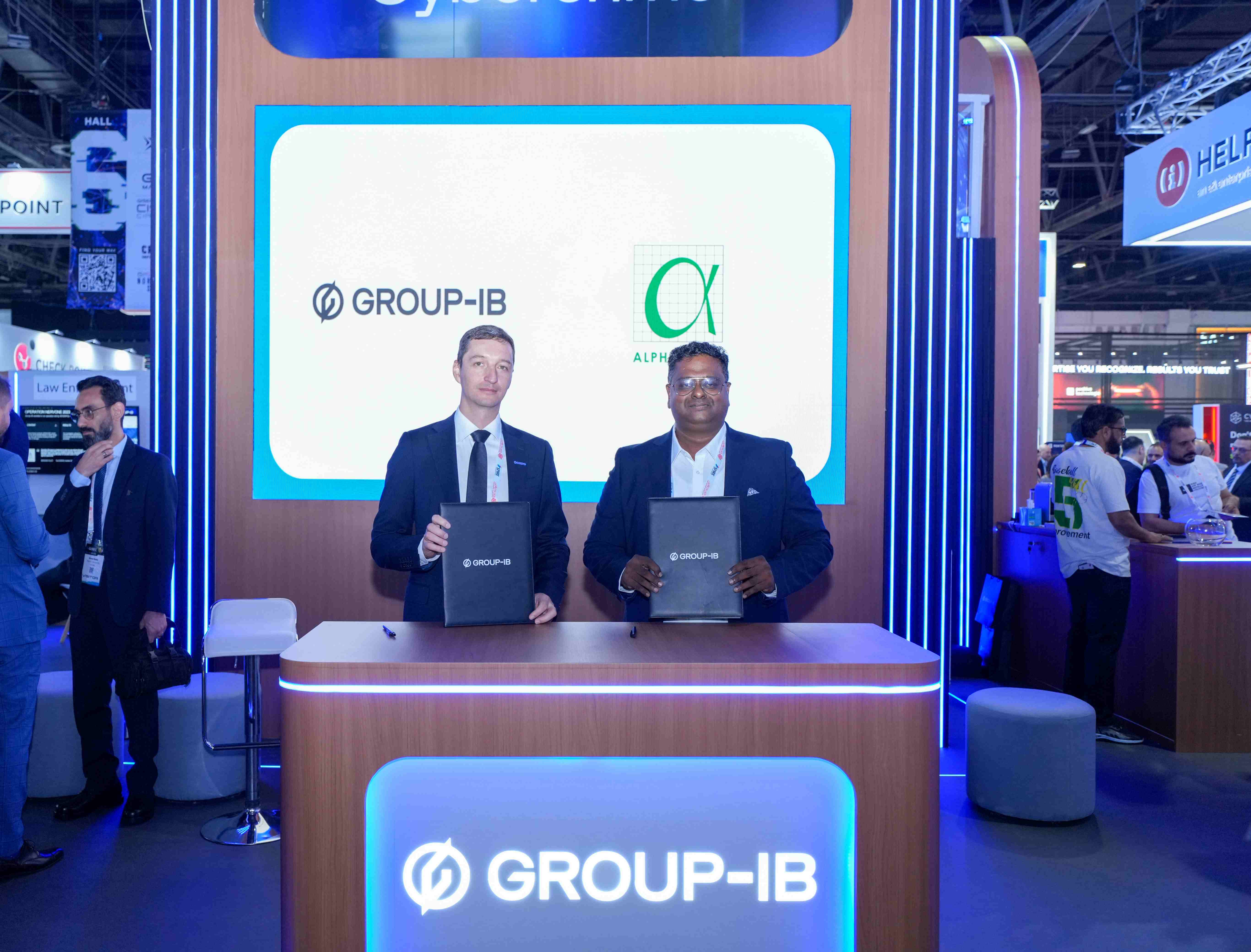 Group-IB signs MoU with Alpha Data at GISEC