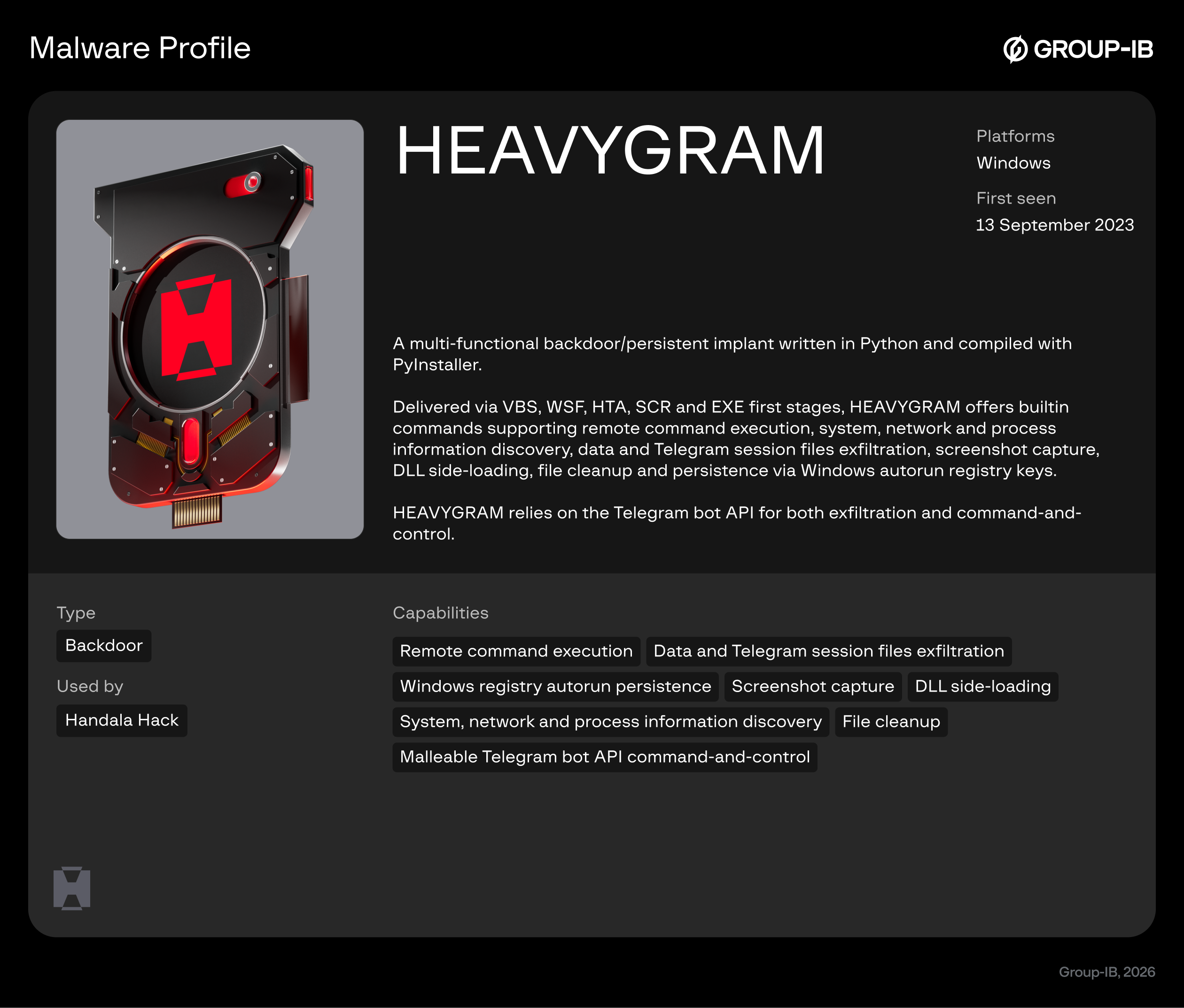 HEAVYGRAM_Malware Profile