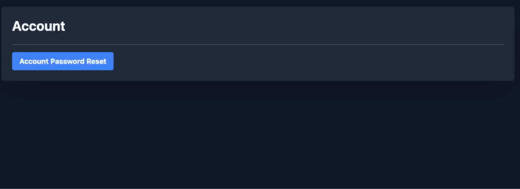 Figure 16. Screenshot of the “Account” section of the Cicada3301 ransomware panel.