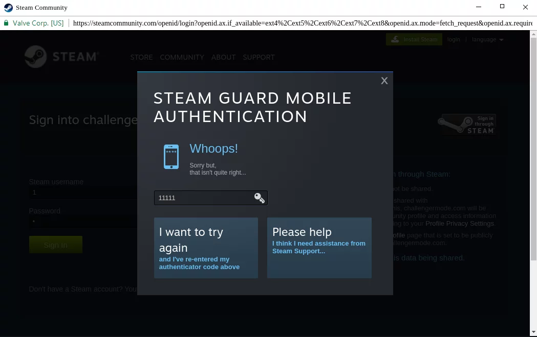 image3 Repeat 2FA code request on a phishing resource