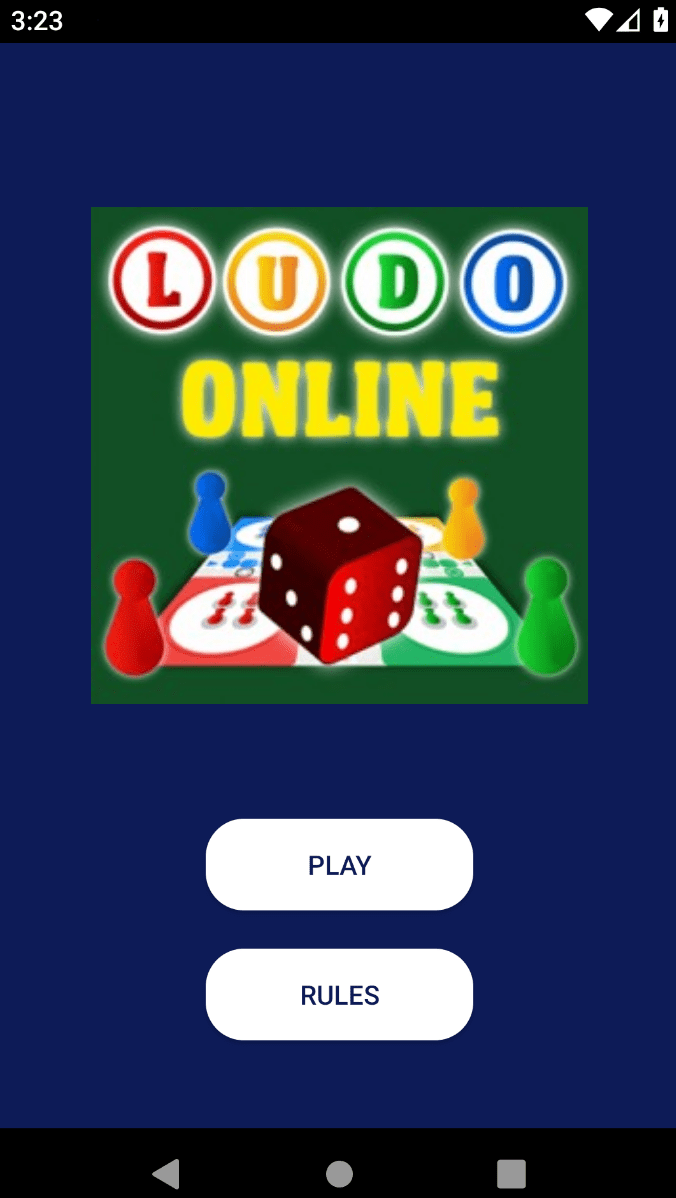 Android application disguised as the game Ludo