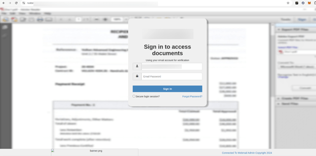 Figure 6. Two examples of phishing pages mimicking the branding of the companies they impersonate. Figure 6. Two examples of phishing pages mimicking the branding of the companies they impersonate.