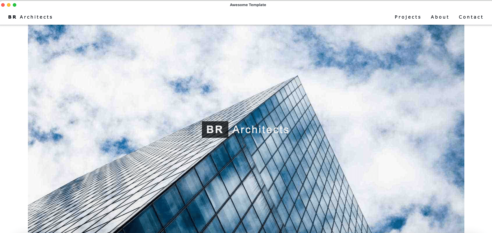 Figure 6: Random web template TA used