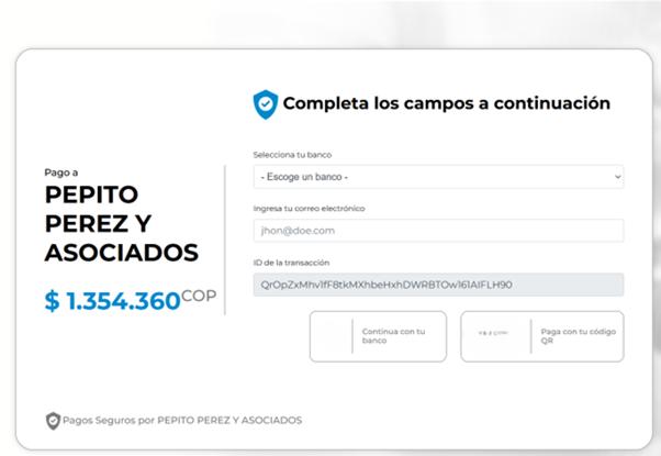 Image 9: Screen showcasing request for bank name and email address information
