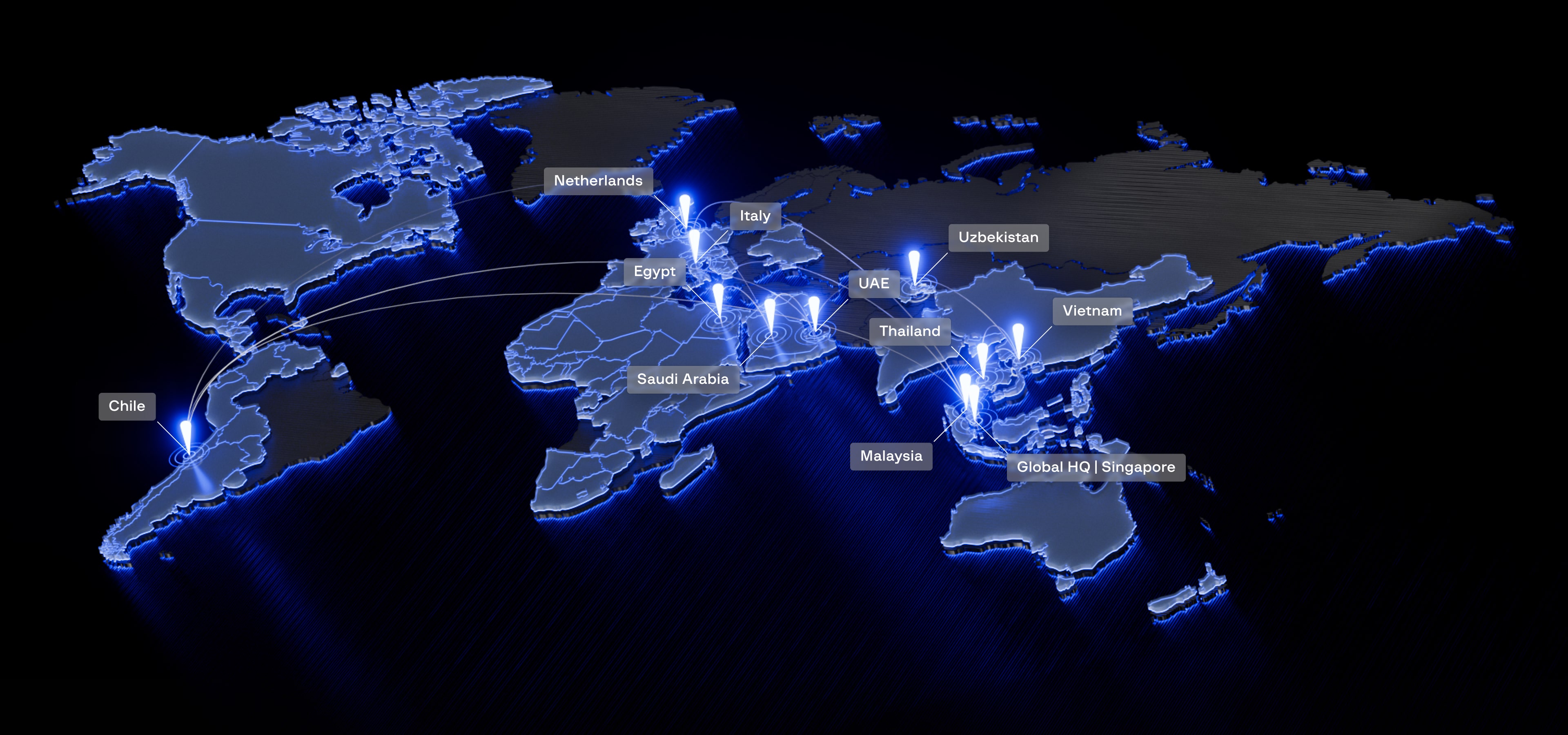 Image: Group-IB’s Digital Crime Resistance Centers (DCRCs) located across critical regions