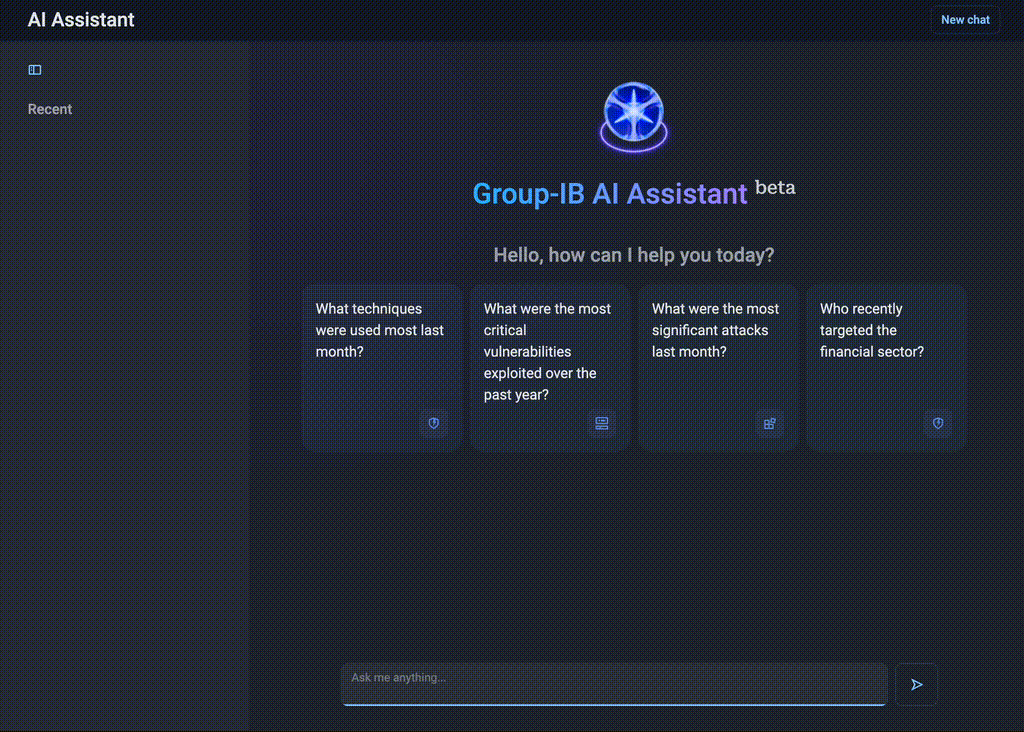 Figure 10. AI Assistant’s insights on attacks targeting the Thai banking sector