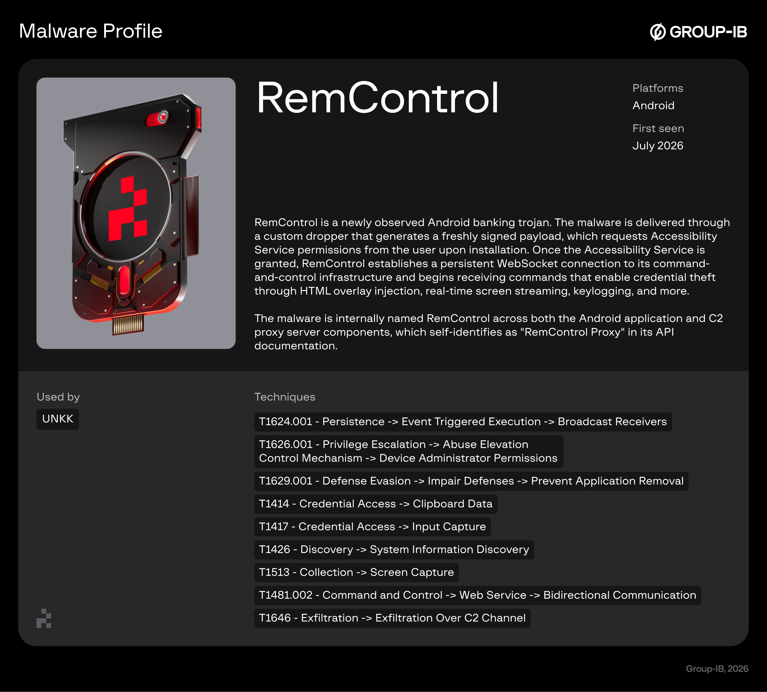 RemControl_Malware Profile