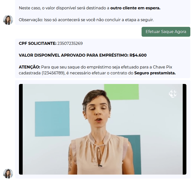 Image 6: Once all the loan options have been selected and accepted, the user is indicated that they must purchase loan insurance to proceed.
