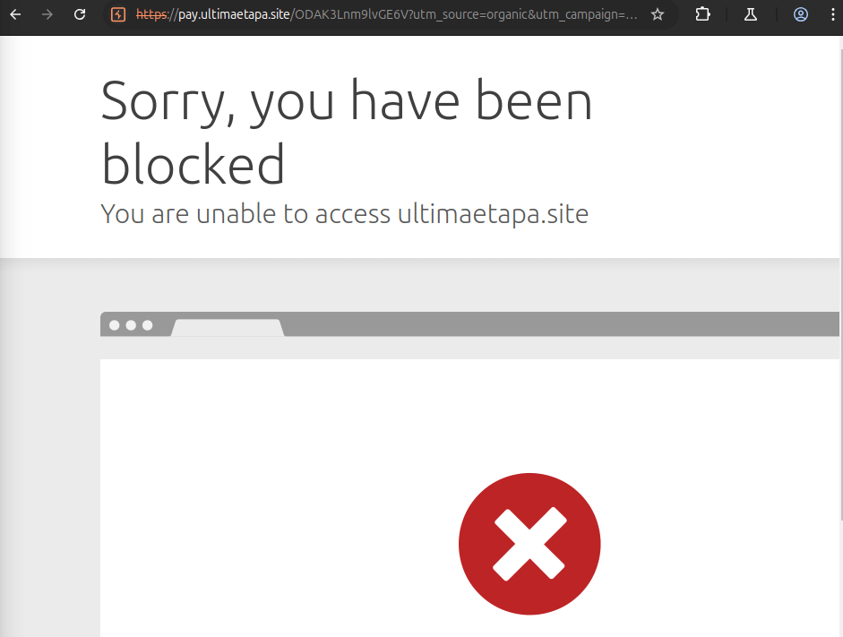 Image 9: Attempts made to access from other countries are blocked.