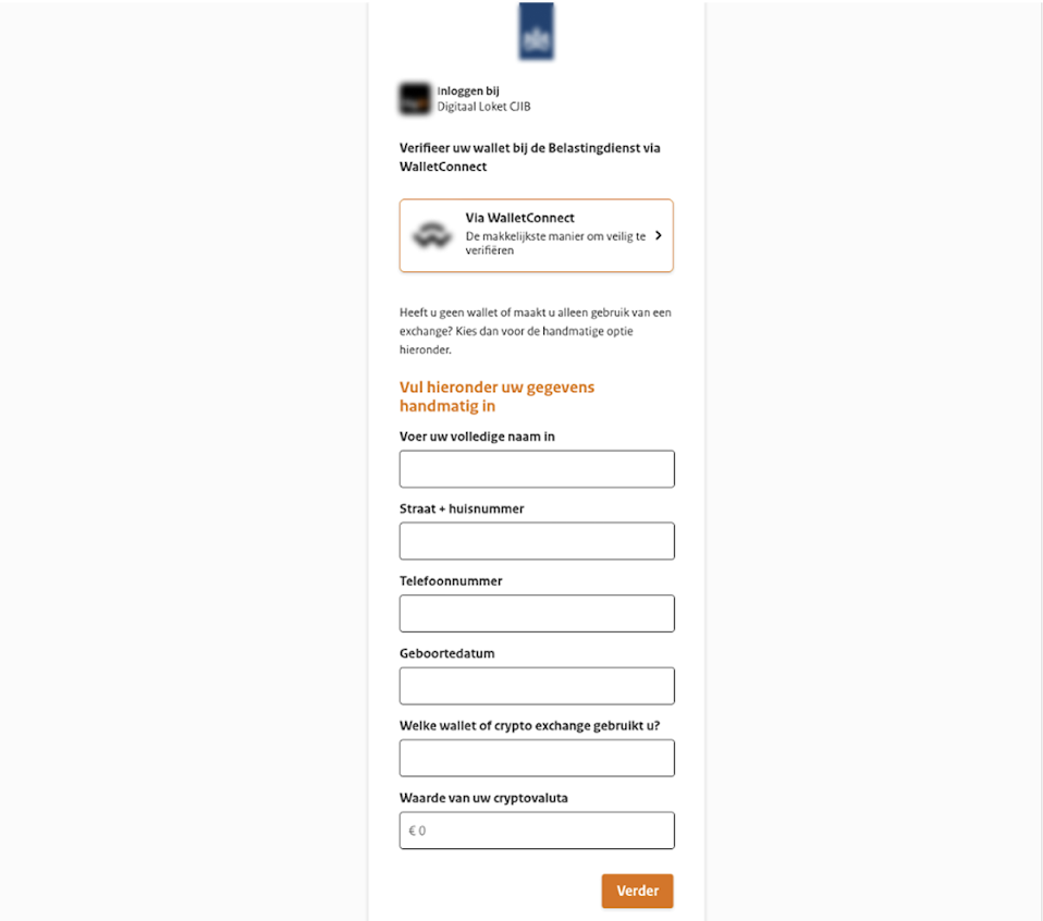 Figure 8, Phishing kit using WalletConnect, in Dutch and translated into English Figure 8, Phishing kit using WalletConnect, in Dutch and translated into English