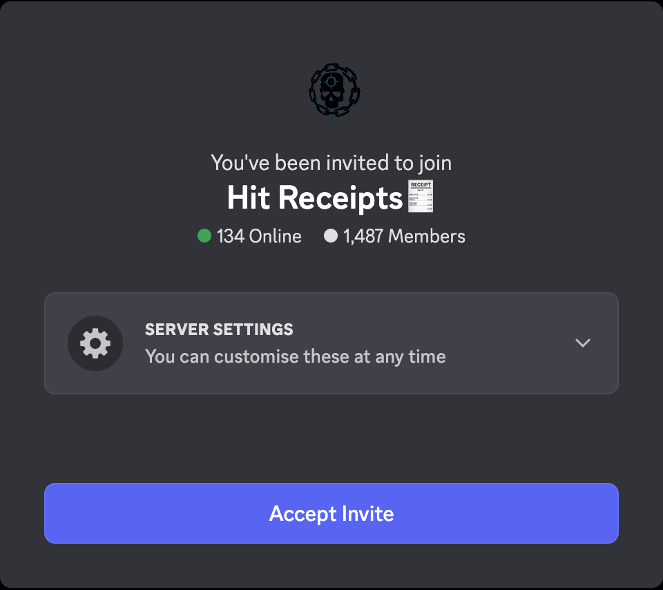 Figure 22. A Discord channel selling a fake receipt generator