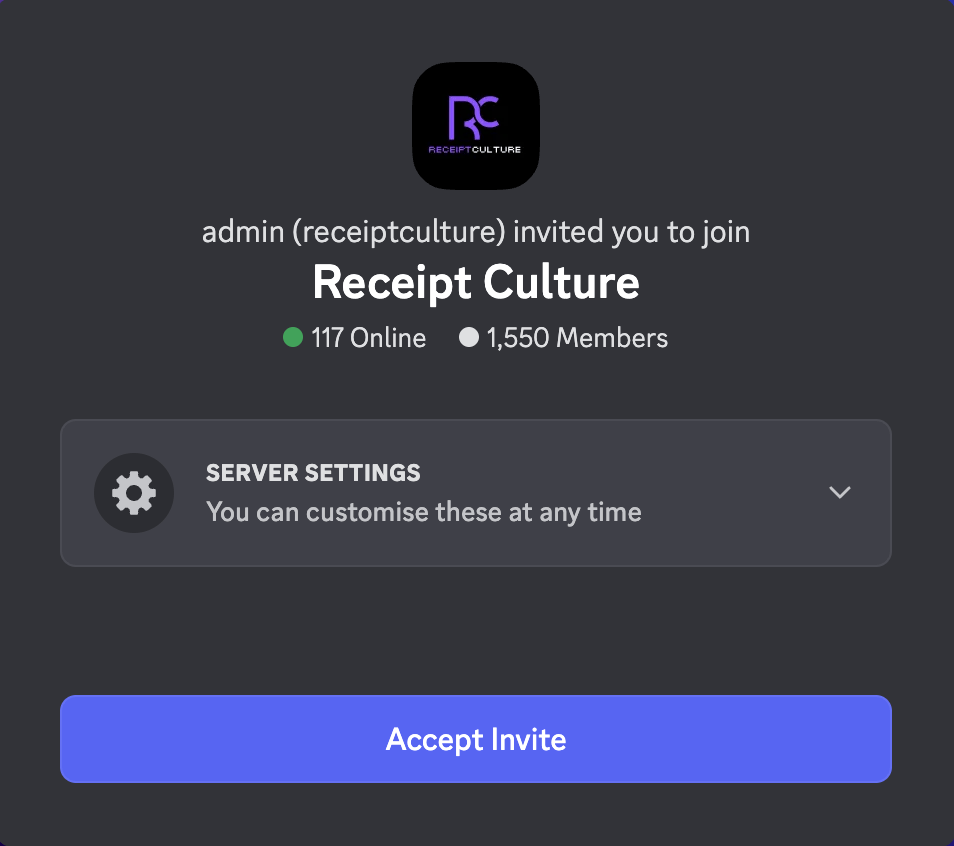 Figure 23. A Discord channel selling a fake receipt generator