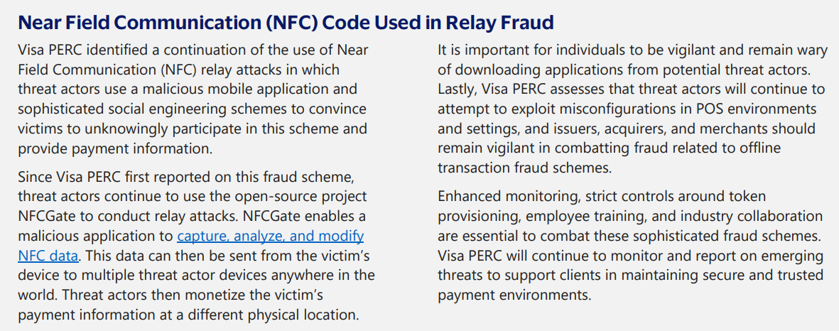 Figure 2f. Visa PERC Biannual Threats Report, Spring 2025