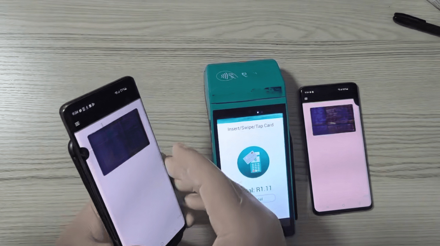 Figure 4d. X-NFC Reader processing a card from Apple Pay Figure 4d. X-NFC Reader processing a card from Apple Pay