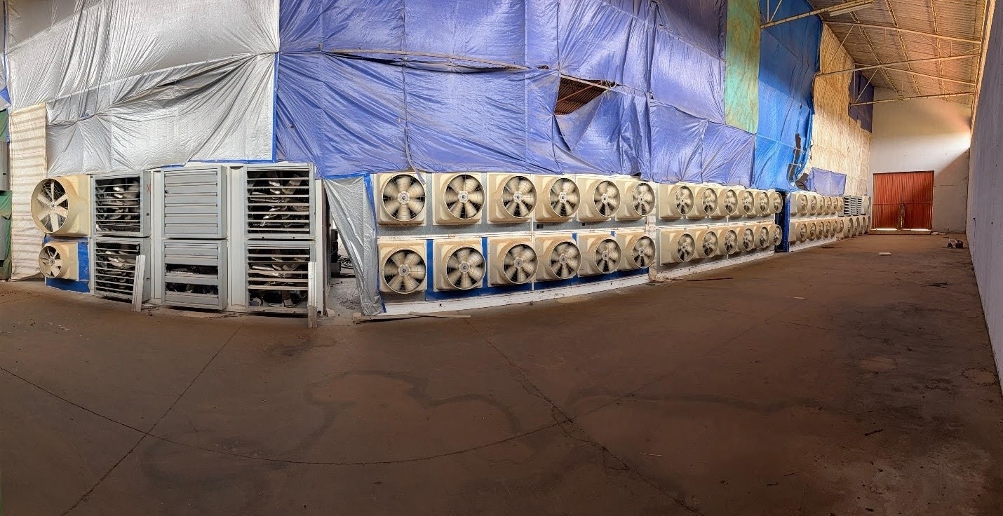 Suspected scam call center in Uganda and illegal cryptocurrency mining facility in Angola. Image credit: INTERPOL.