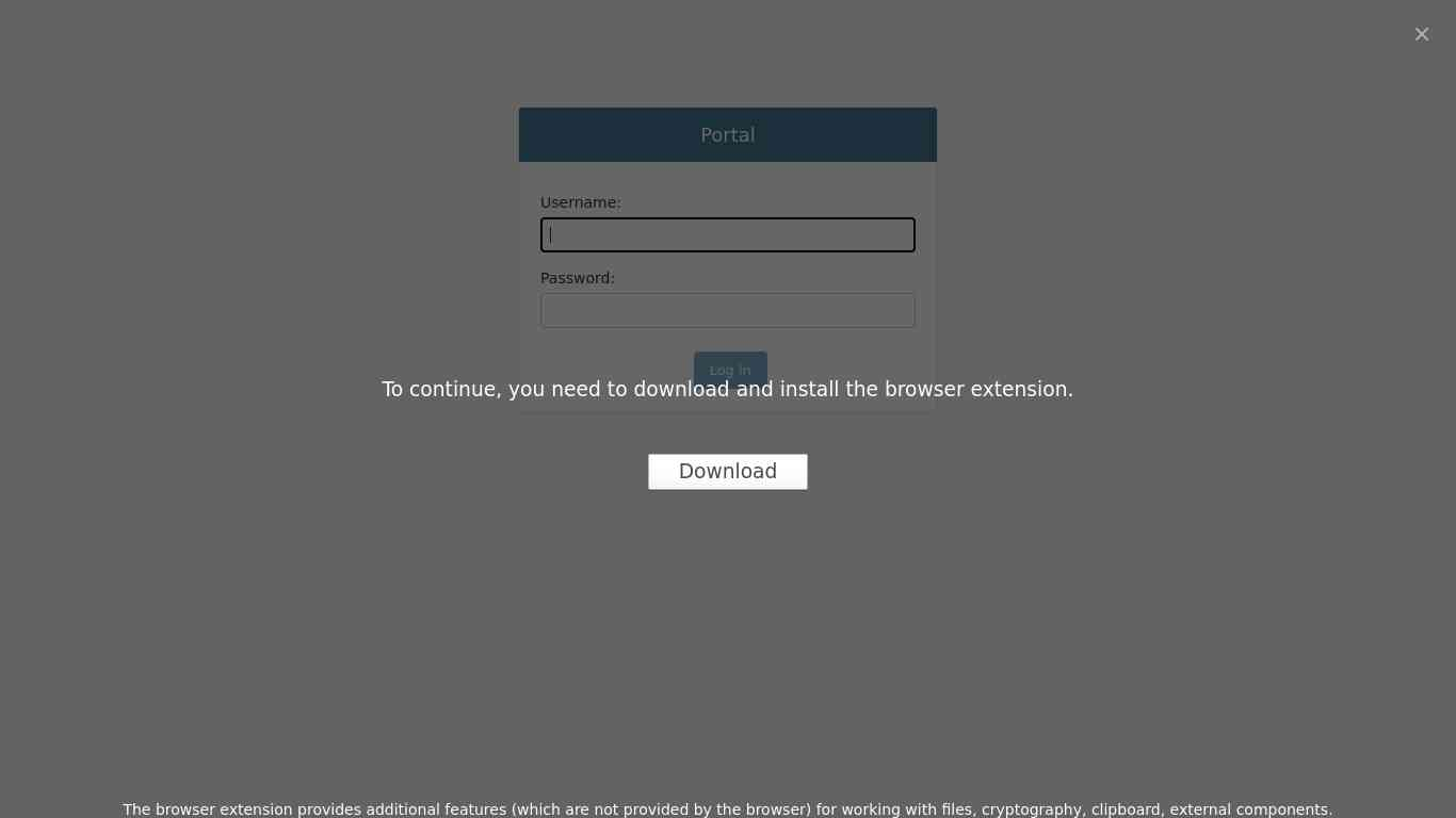 Screenshot of first detected test landing page created by Boolka