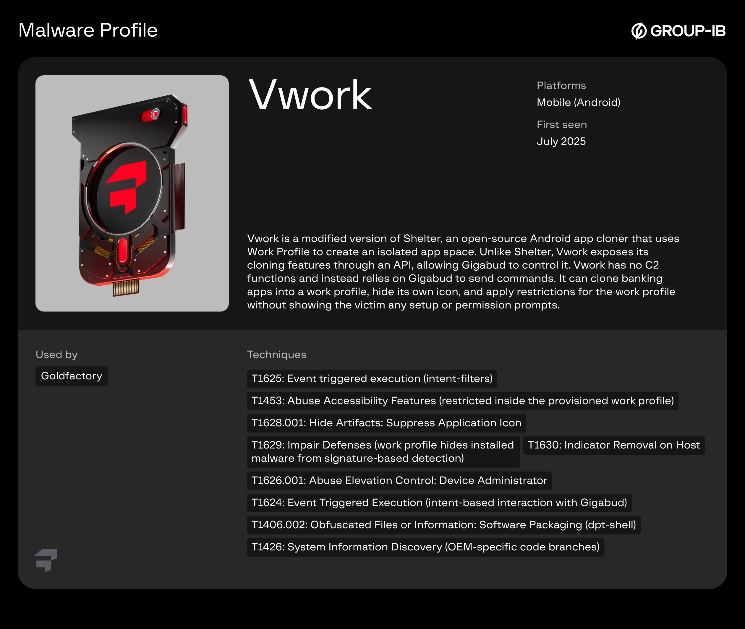 Vwork_Malware Profile