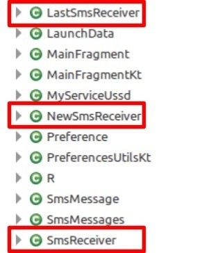 Figure 15. Multiple SMS receiver implementations.